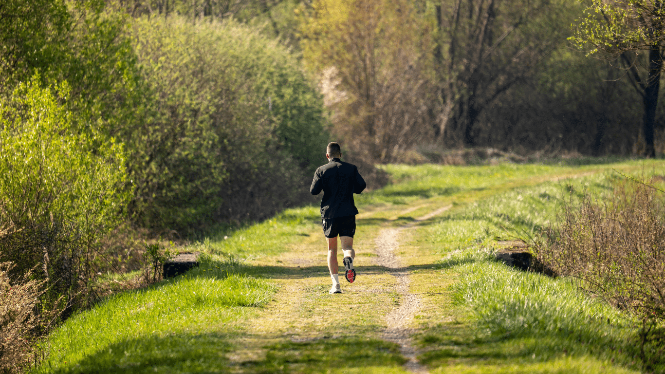 A man returns to running after a long, cold winter in Calgary.